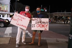 2021년 3월 26일 실버스프링의 시위자들