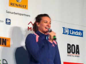 2012년 세계 기록을 세운 옐레나 이신바예바