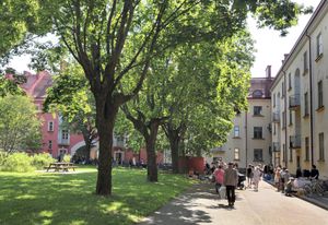 2019년 헬싱키의 코네 & 실타 (Kone & Silta) 둘레 블록 내부