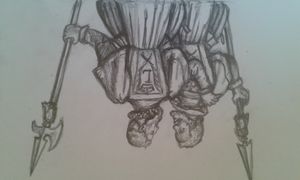 루이 13세 시기의 스코트인 근위대. 샤를 8세와 루이 14세 통치 시기 사이에 입었던 군복.