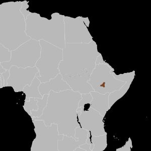 산니알라영양의 서식지는 에티오피아 내로 제한되어 있다.