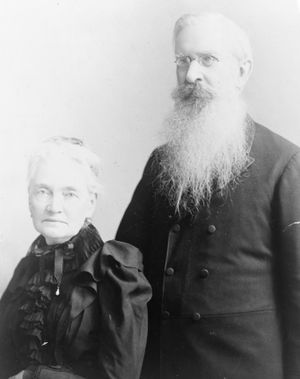 1890년대 허바드와 그의 아내 거트루드