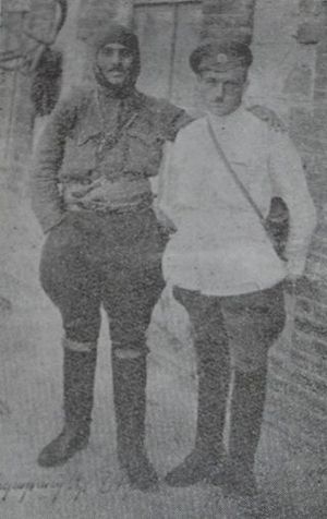 1920년 가을 가레긴 느주데흐 장군과 루벤 나리니안 대령