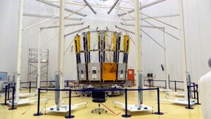 2013년, 최종 조립 단계에 있는 가이아