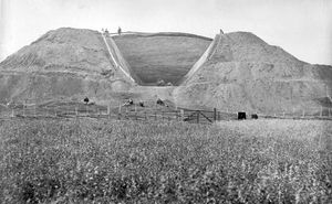 감라웁살라의 1874년 발굴 현장