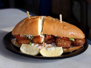 가리비 샌드위치, 샌디에고에서 판매