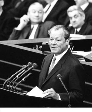 빌리 브란트, 1971년 독일 연방 의회에서