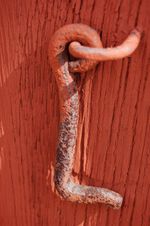 걸쇠(Cabin hook)의 일반적인 형태