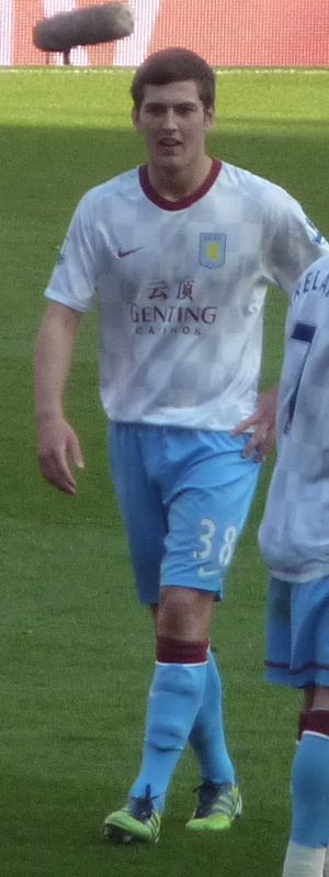 2012년 애스턴 빌라 소속의 가드너