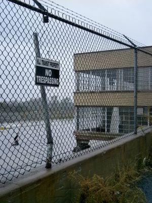 토넬 애비뉴의 노스 버겐에 있는 터널의 서쪽 입구 부지