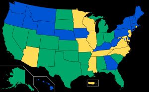 2023년 현재 DNA 수집을 규제하는 법률.