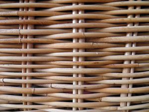 천연 고리버들 짜임새