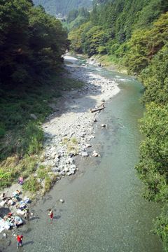 역 부근의 다마가와