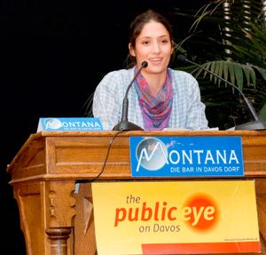 2008년 공공의 눈 시상식에서 멜라니 위니거, © nitsch.ch