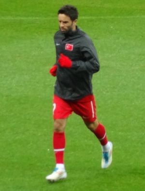 2011년 11월 터키 국가대표팀의 괴크한 괴뉠