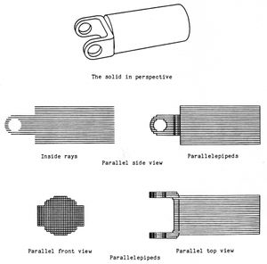 평행 육면체로 모델링된 고체