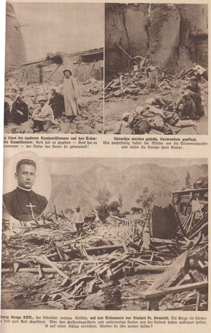 1927년 구랑 지진의 참상