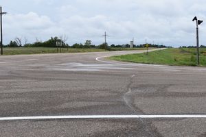 K-156 서쪽 방향, US-183 교차로