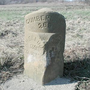 오하이오주 중부에 있는 국도 표지판