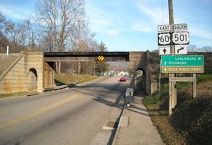 버지니아주 부에나 비스타의 60번 국도