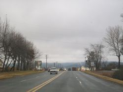 클린턴 남쪽의 65번 국도