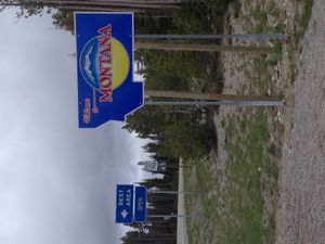 몬태나주 경계, 2013년 6월 로스트 트레일 패스에서 국도 93호선