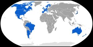 파랑: 그루브 뮤직 패스 이용 가능. 어두운 파랑: 그루브 뮤직 스토어만 이용 가능