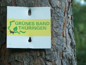 튀링겐의 하이킹 표지판