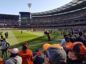 2019 AFL 그랜드 파이널을 앞둔 GWS와 리치몬드 선수들