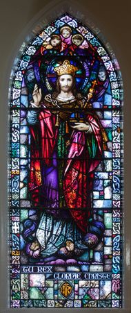 스테인드 글라스로 제작된 왕이신 그리스도, 아일랜드 티퍼레리