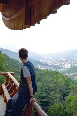 금선사에서 바라본 서울 도심