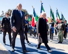 2023년 세르조 마타렐라 대통령과 함께 있는 크로세토