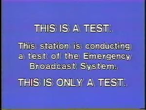 KPTV 포틀랜드의 비상 방송 시스템 테스트 메시지, 1988