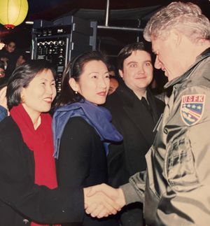 42대 미대통령 빌 클린턴(Bill Clinton)방한시 대사관 Meet&Greet(1998.11.20)