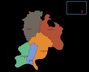 나라양간지구 내부 지도