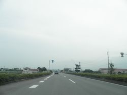 국도 55호 아난 도로나가카와정 이로가시마자노카미에서 촬영