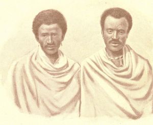 카피초인 남성 스케치