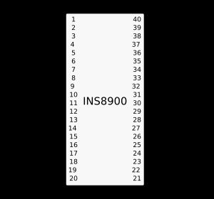 개선된 INS8900의 핀 배치