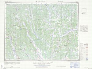 넨장시 북부 일부 지역을 포함한 지도 (AMS, 1951)