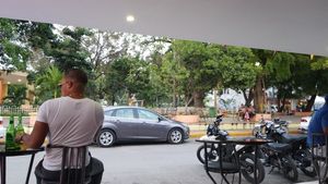 네이바, 도미니카 공화국 거리.