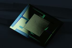 SRON에서 개발한 우주 X선을 감지하는 전이 가장자리 센서(TES) 칩. 출처: Kenichiro Nagayoshi (SRON)