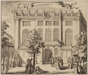 포르투갈 유대교 회당의 여성 입구, 로메인 드 호흐