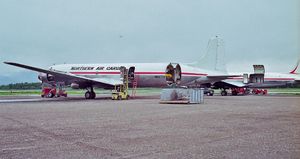 1989년 6월, 2001년 9월 25일 추락한 NAC DC-6기