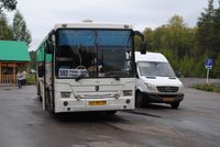 바시키르 공화국의 장거리 노선에서 운행되는 네프테캄스크 자동차 공장 버스 (2004–2013년 생산)