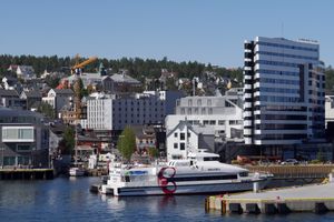 트롬쇠 해안가의 모습