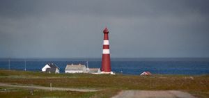 노르드킨반도에 있는 스렛네스 등대의 모습