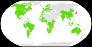 전 세계 국가별 PrEP 도입 현황