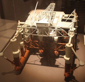 오션 바이킹}} 시추선의 모형. (노르웨이 과학기술 박물관)