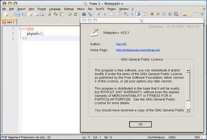 와인 호환성 계층을 이용하여 맥 OS X에서 실행 중인 모습.