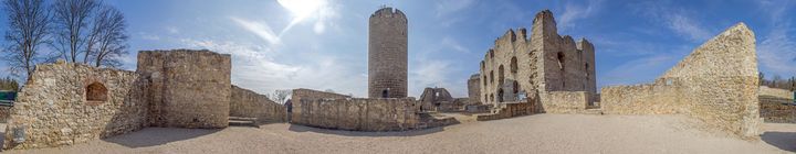 울프슈타인 성 폐허의 파노라마, 2013년 3월